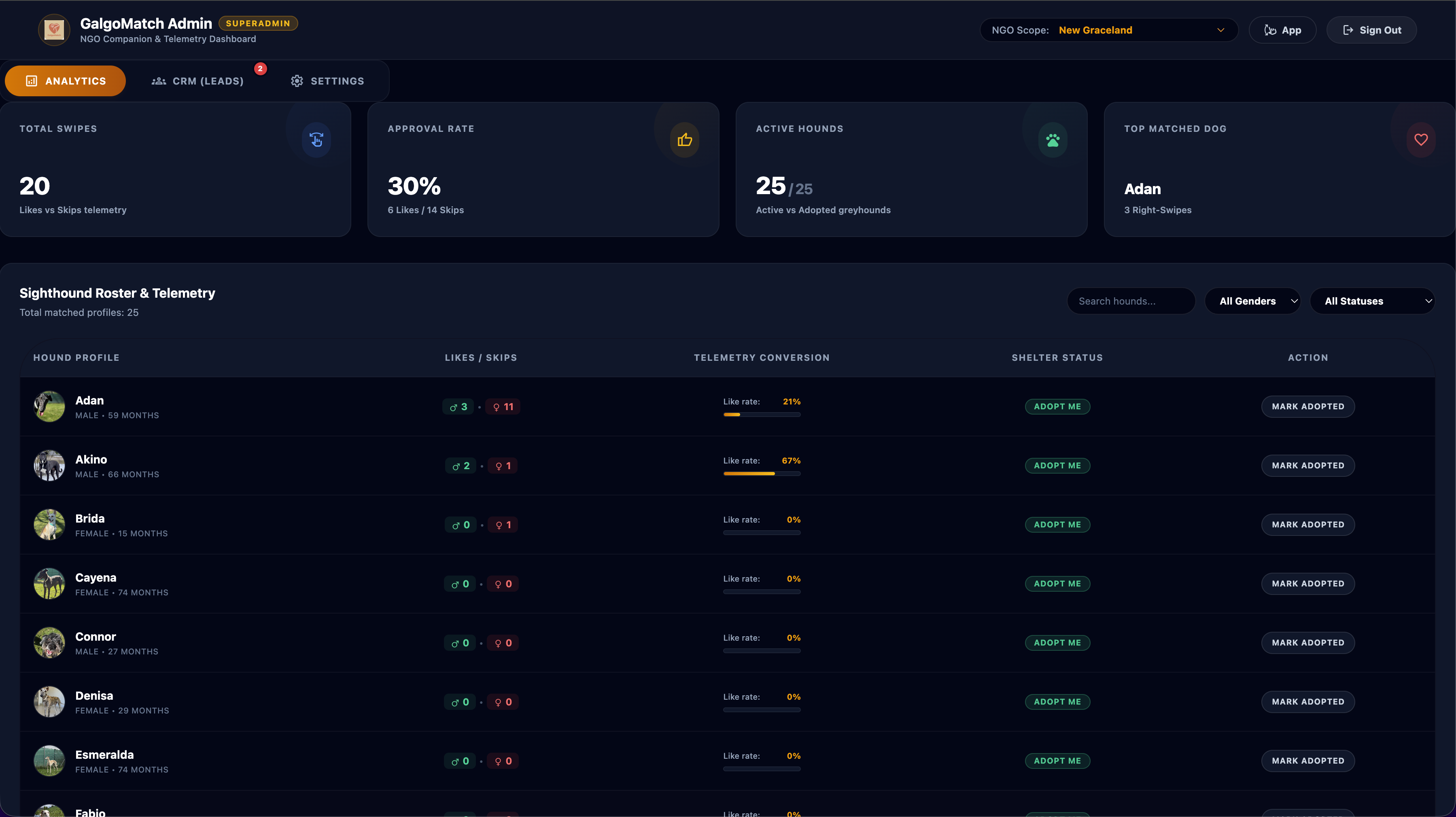 Dashboard Mockup